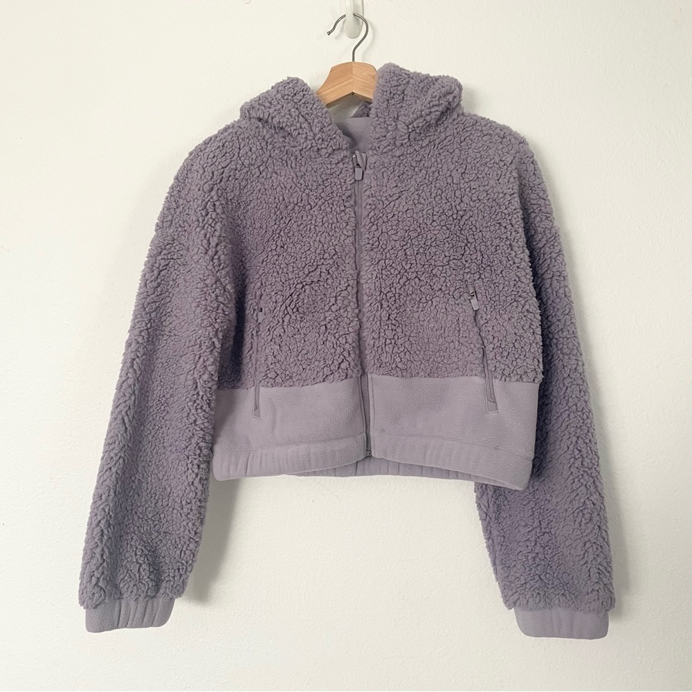 Athleta Girl Cloud Fleece Full Zip Hoodie size14 - Picture 16 of 16